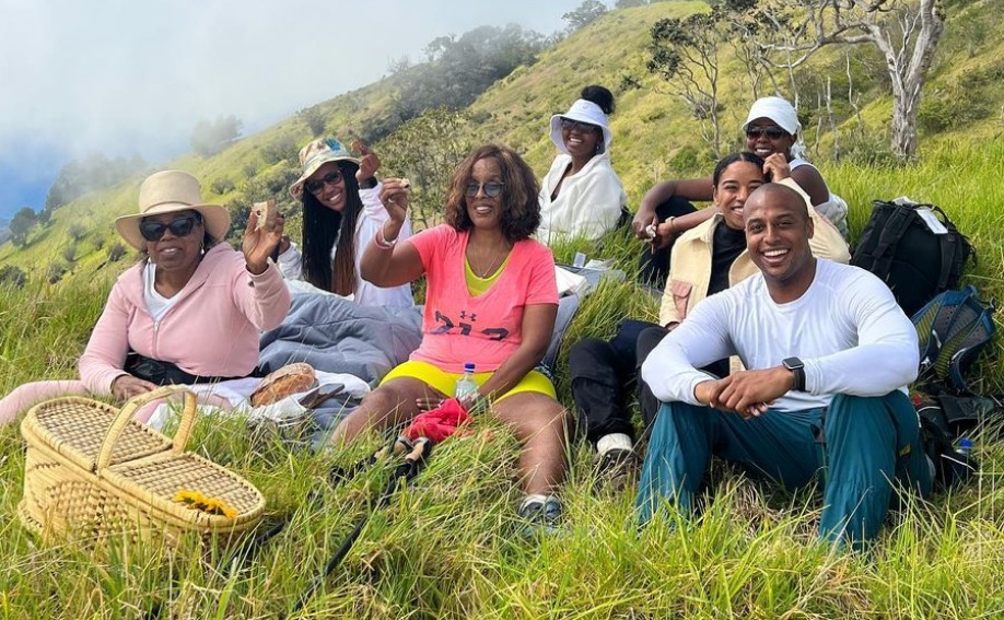 dinner, Instagram, celebration, hike, birthday, post, Oprah Winfrey, Gayle King