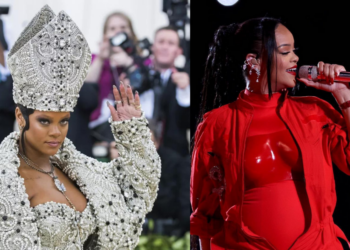 Madame Tussaunds, museum, wax, figure, Super Bowl, performance, Rihanna, RiRi
