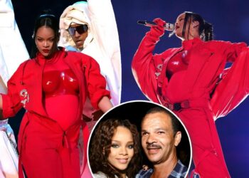 Super Bowl, baby, pregnancy, show, daughter, father, Rihanna, singer, Ronald Fenty