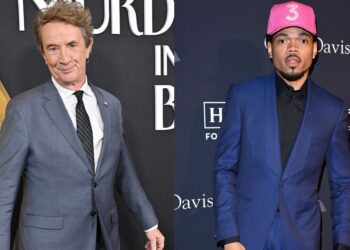 actor, rapper, daughter, Kensli, plane, seat, Martin Short, Chance the Rapper