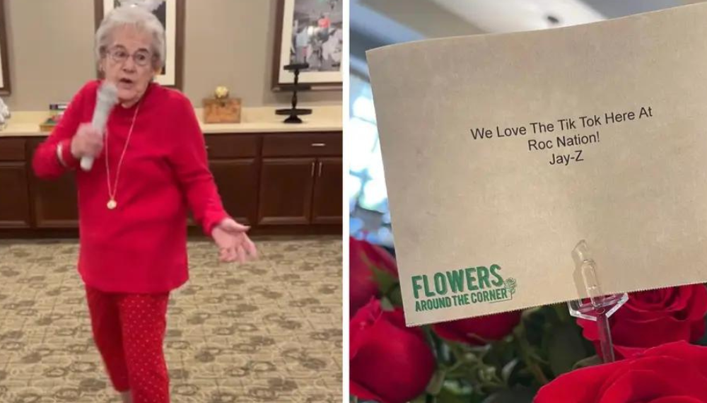 Jay-Z, TikTok, roses, red, Rihanna, Superbowl, Kentucky, senior living