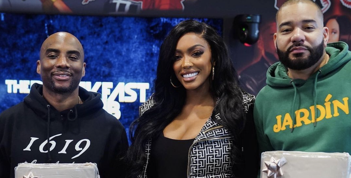 Porsha Williams, Charlamagne Tha God,DJ Envy,Tamron Hall,Angela Yee,journalist, The Breakfast Club,reality star