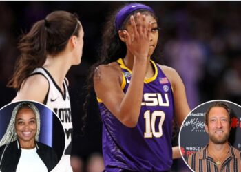 Caitlin Clark, Barstool Sports, blog, Angel Reese, Dave Portnoy, Jemele Hilll