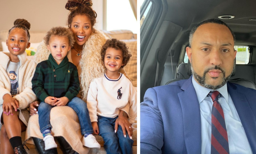 Eva, Marcille, Sterling, Michael, divorce, filing, child, support
