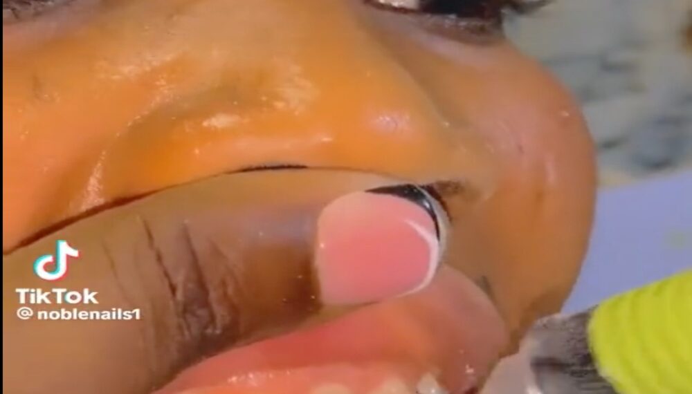 gap teeth tooth between African nail noble beauty tiktok