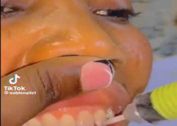 gap teeth tooth between African nail noble beauty tiktok