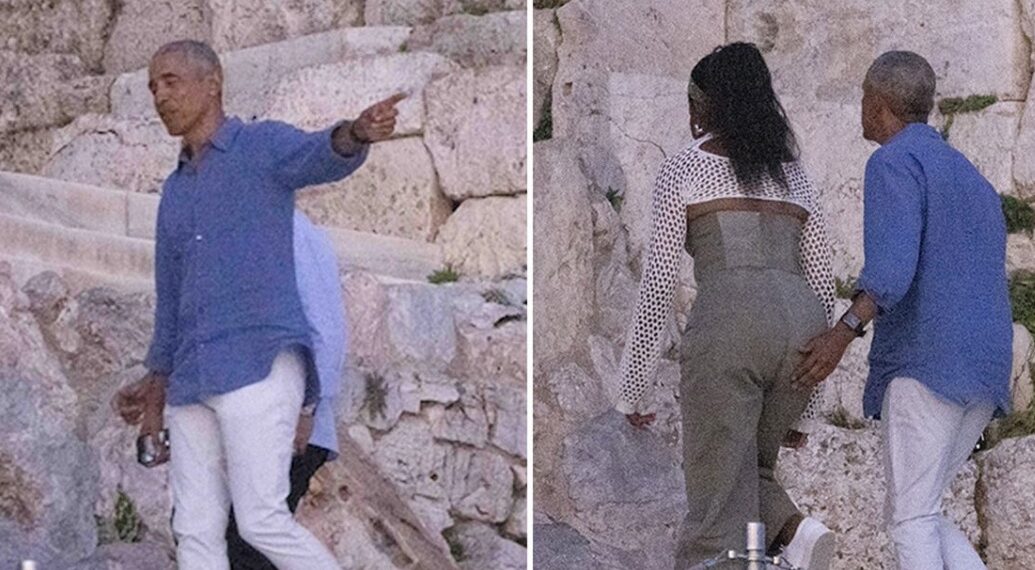 wife, family, former president, family trip, Greece, Athens, Michelle Obama, Barack Obama