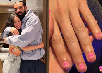 Chicago, photo, It's All A Blur, tour, gel manicure, pink, Tokyo Nails, nails, rapper, Drake