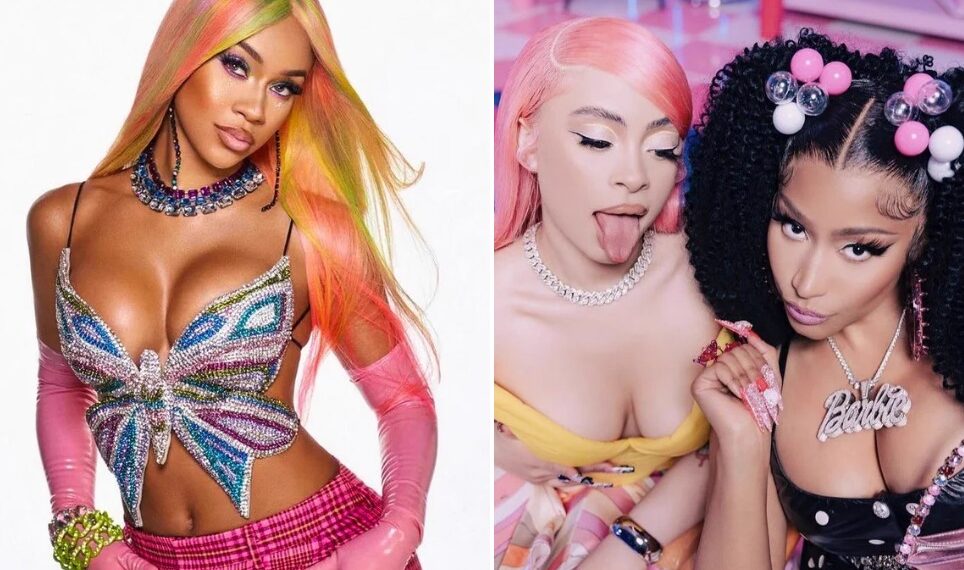soundtrack, Ice Spice, Nicki Minaj, Barbie Girl, Barbie World, Barbie, movie, rapper, Saweetie