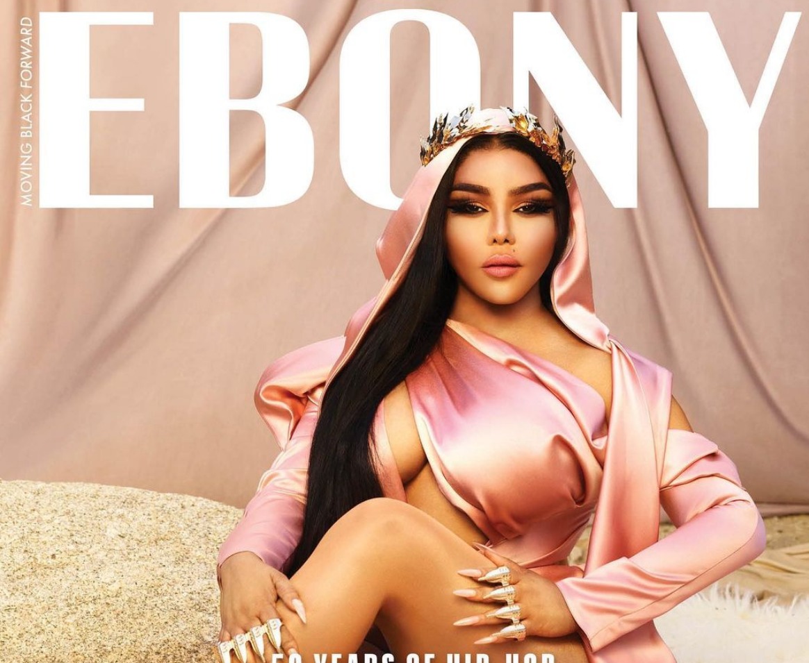 internet, photo, hip-hop, cover, magazine, Ebony, Lil' Kim, rapper